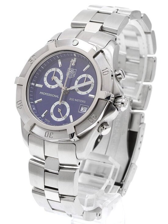 TAG HEUER Exclusive 2000 CN111G Chronograph blue Dial Quartz Men\'s Watch_923492 main image 8